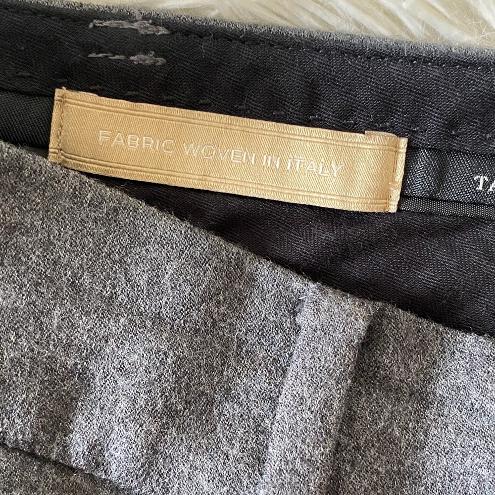 Talbots Gray Wool Dress Pants Size 4 Short – Italian Fabric Tailored Fit - Picture 6 of 9
